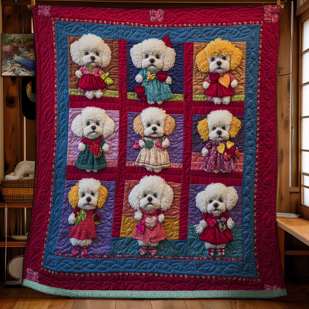 Bichon Frise WX0512002CL Quilt