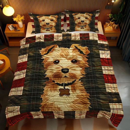 Cute Terrier Dog WJ1810029CL Duvet Cover Set