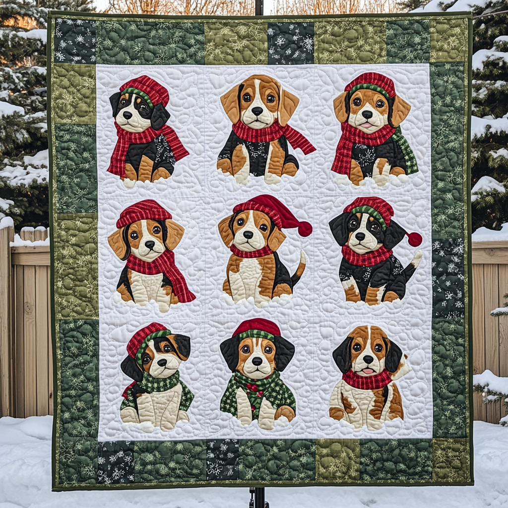 Ugly Sweaters And Beagles XR2609018CL Quilt