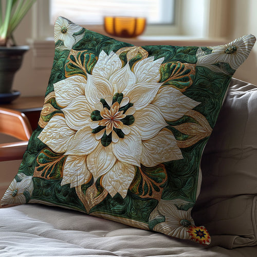 White Flower Bloom WY1412023CL Quilt Pillow Case