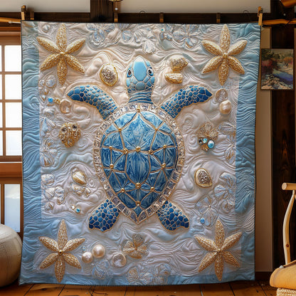 Turtle In Pearl Sand WY2702121CL Quilt