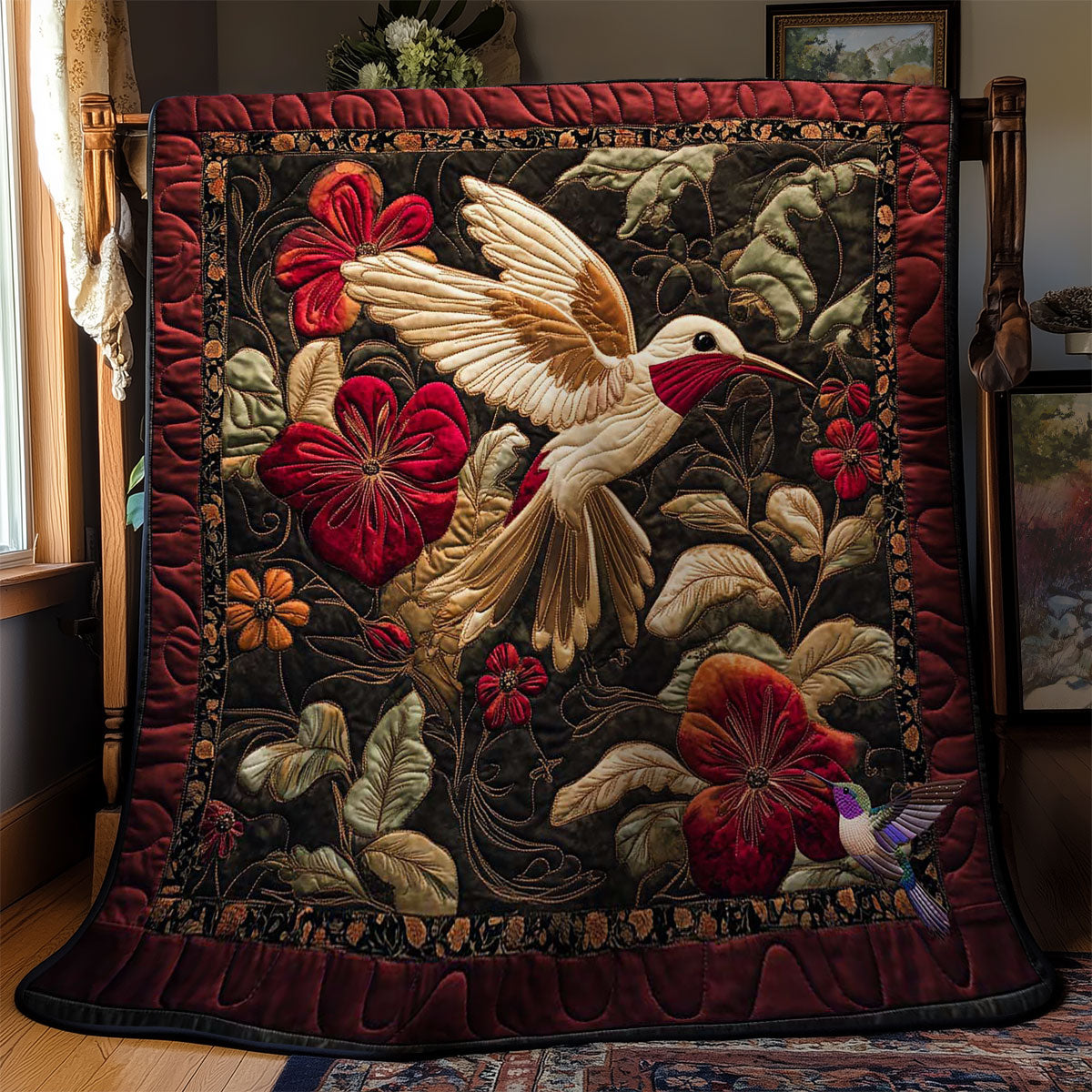 Hummingbird Elegance WN0811015CL Quilt