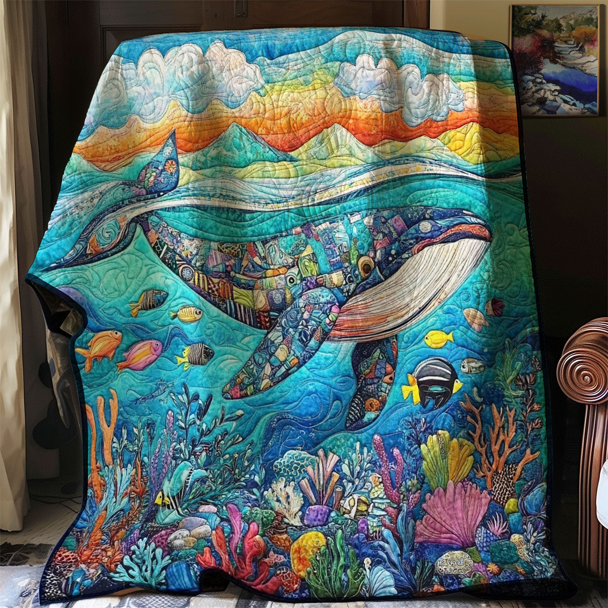 Whale Odyssey WJ3012023CL Quilt