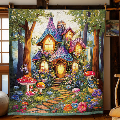 Whimsical Fairy House WX1211037CL Quilt