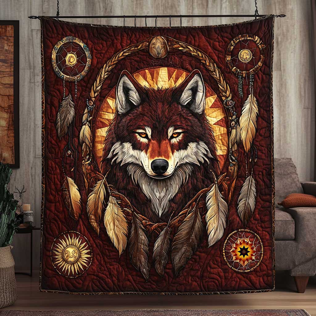 Dreamcatcher Dangerous Wolf WP1511034CL Quilt