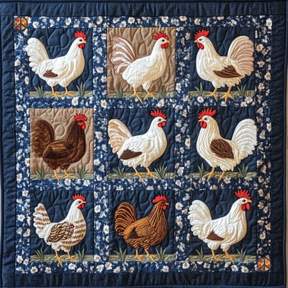 Chicken Garden XR0612005CL Quilt