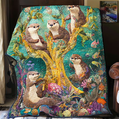 Sea Otter Ocean Life WY1211041CL  Quilt