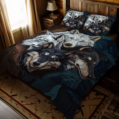 Native American Wolf WJ0810031CL Duvet Cover Set