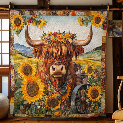 Highland Bull WY2311005CL Quilt