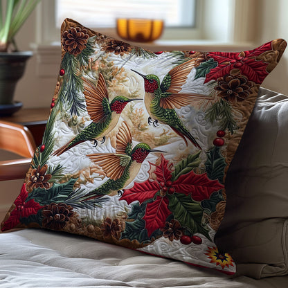 Christmas Hummingbird WY0412125CL Quilt Pillow Case