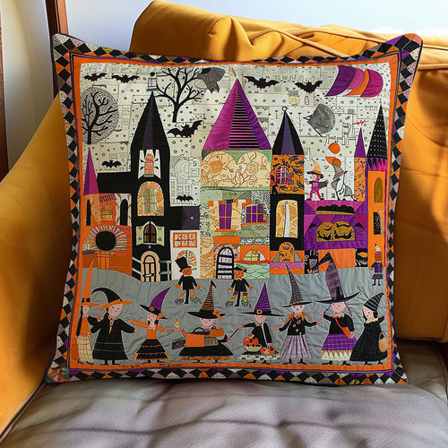 Halloween Witches' Trick Or Treat WN0310105CL Quilt Pillow Case