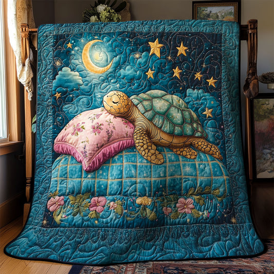 Sleeping Baby Turtle WY2301077CL Quilt