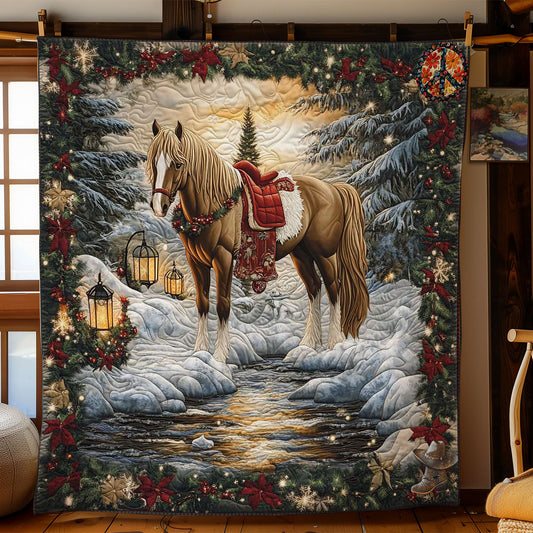 Winter Wonderland Horse WN2911024CL Quilt