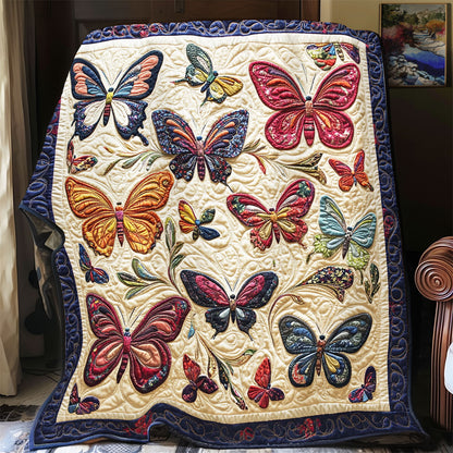 Vibrant Butterfly WY1502074CL Quilt
