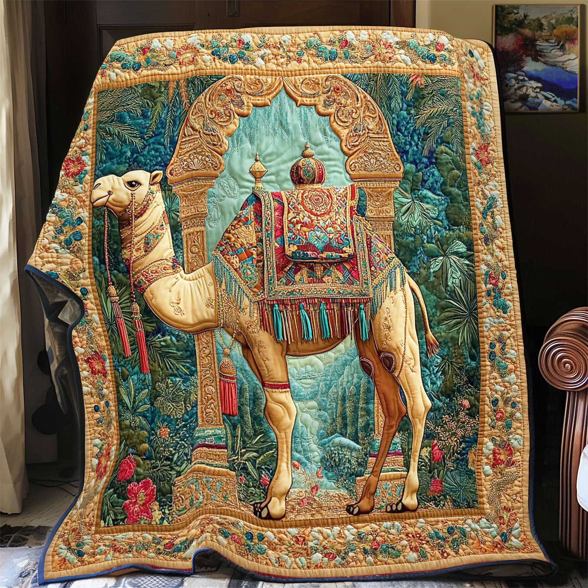 Camel Portrait WY0202009CL Quilt