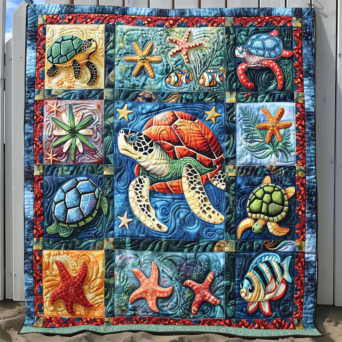 Aesthetic Turtle Sea WP0509002CL Quilt