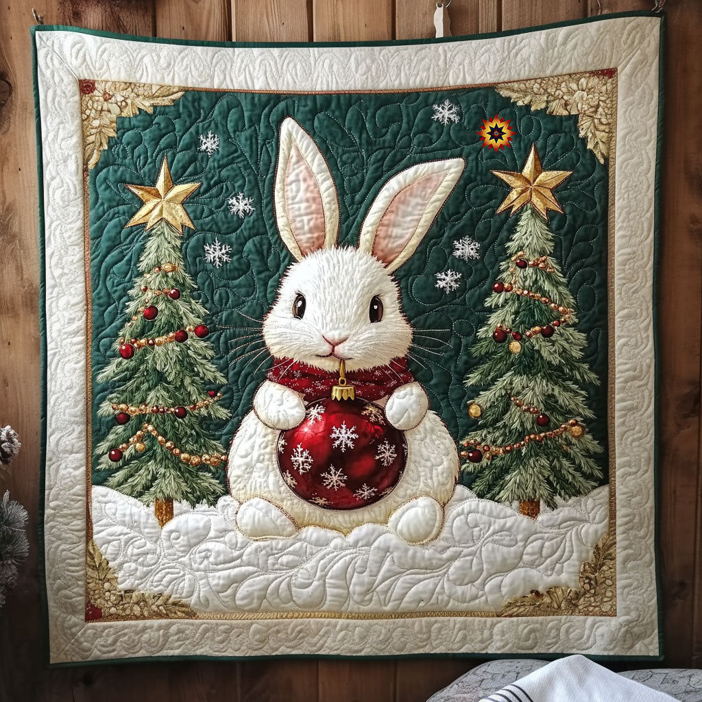 Christmas Rabbit WJ2711010CL Quilt