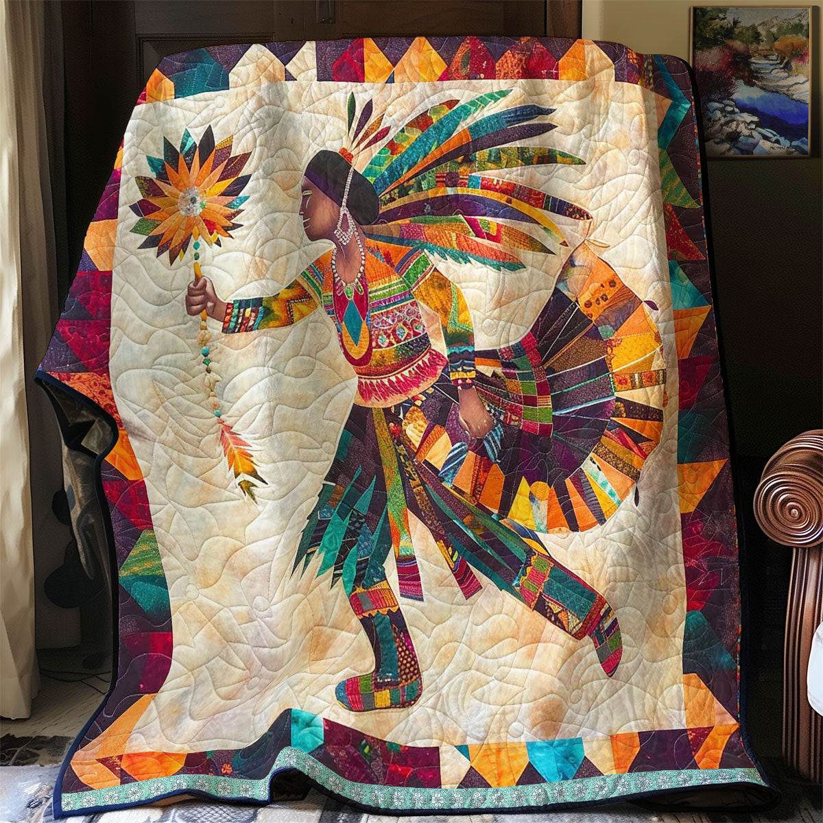 Heartbeat Of The Native Land WN1109004CL Quilt