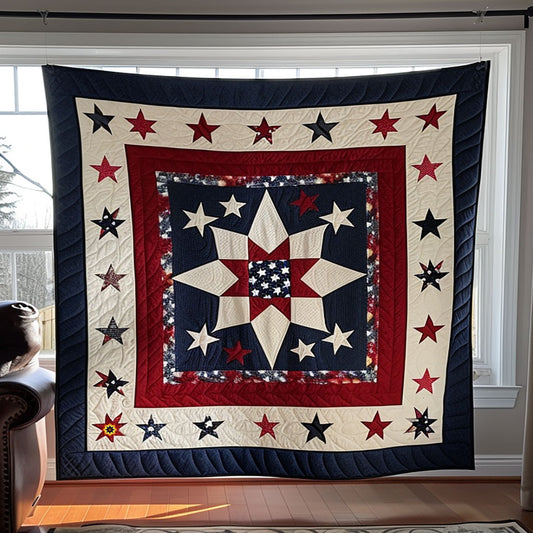 Patriotic Independence Star WJ2510018CL Quilt