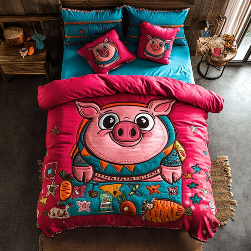 Joyful Pig WN0110033CL Duvet Cover Set