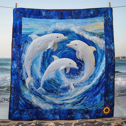 Wave Dolphin WY1411013CL Quilt