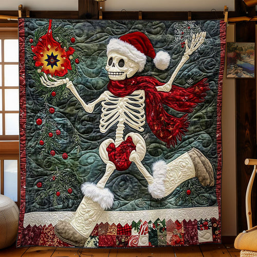 Festive Skeleton Groove WN1112005CL Quilt