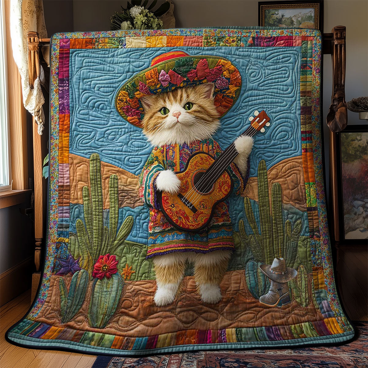 Sombrero Strings American Shorthair WN1712032CL Quilt