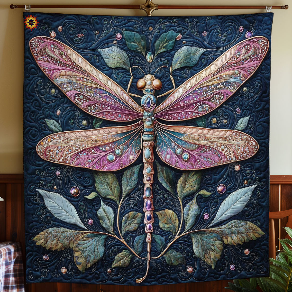 Mystery Dragonfly WY1511002CL Quilt