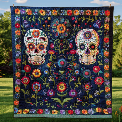 Calavera Sugar Skulls WJ1309027CL Quilt