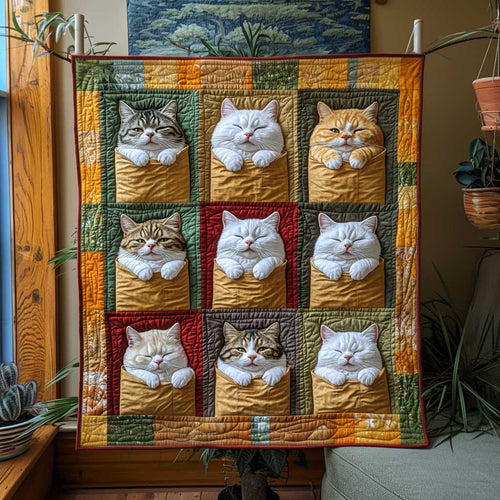 Cat Playing Paper Bag WP1309011CL Quilt