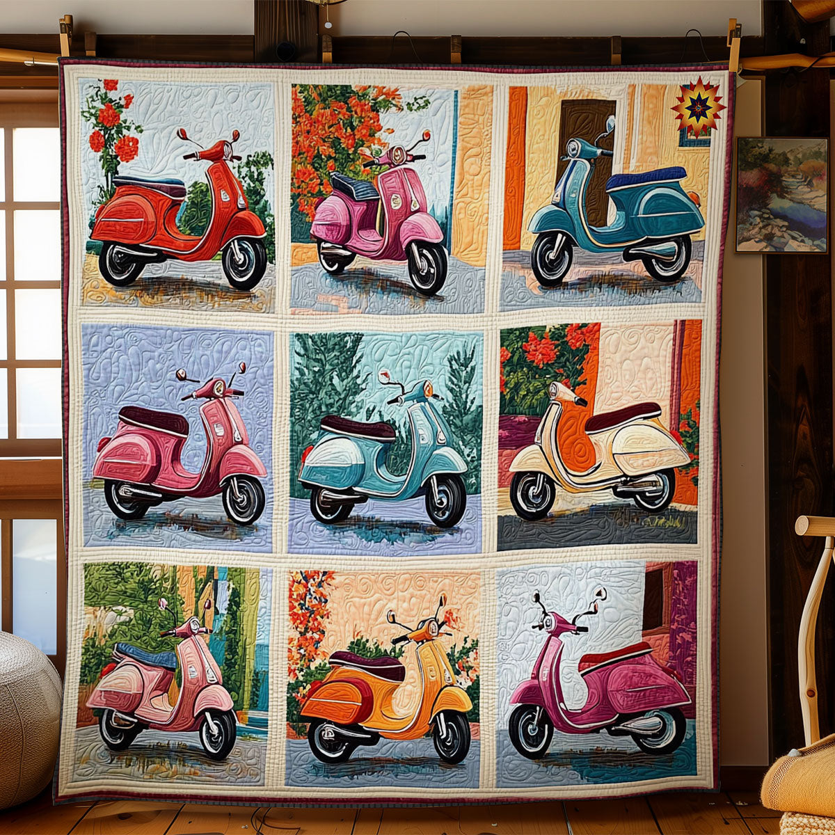 Scooter Lover WY1112018CL Quilt