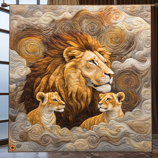 Lion Family WJ0811019CL Quilt