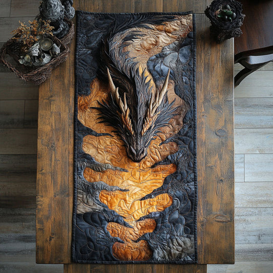 Cloud Breath CP2904033CL Quilted Table Runner
