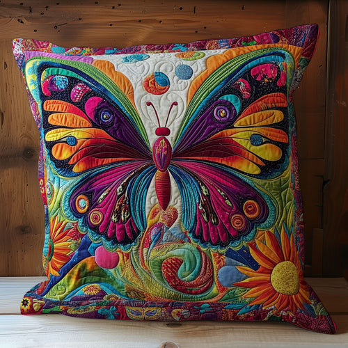 Hippie Abstract Butterfly WY2212044CL Quilt Pillow Case