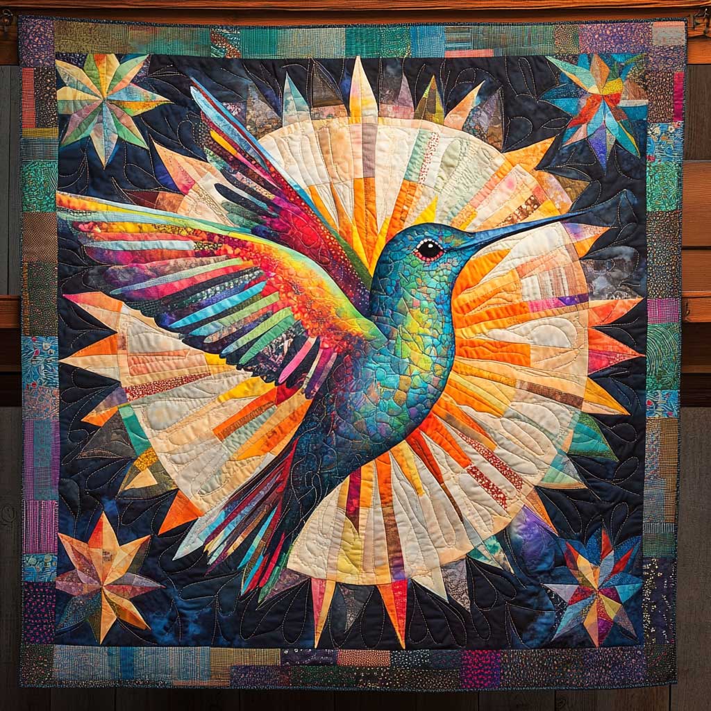 Hummingbird Flutter WN2609031CL Quilt
