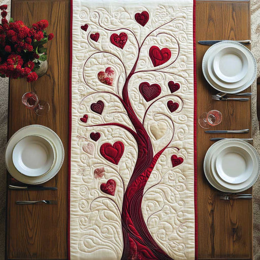Valentine Themed WP1501041CL Quilted Table Runner