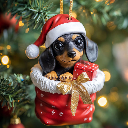 Cozy Doxie CP1510041CL Christmas Ornament