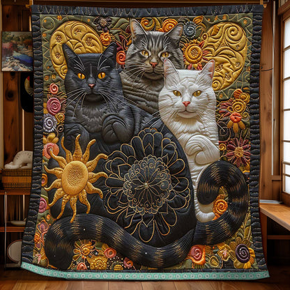 Astronomy Bohemia Cat WP1009002CL Quilt