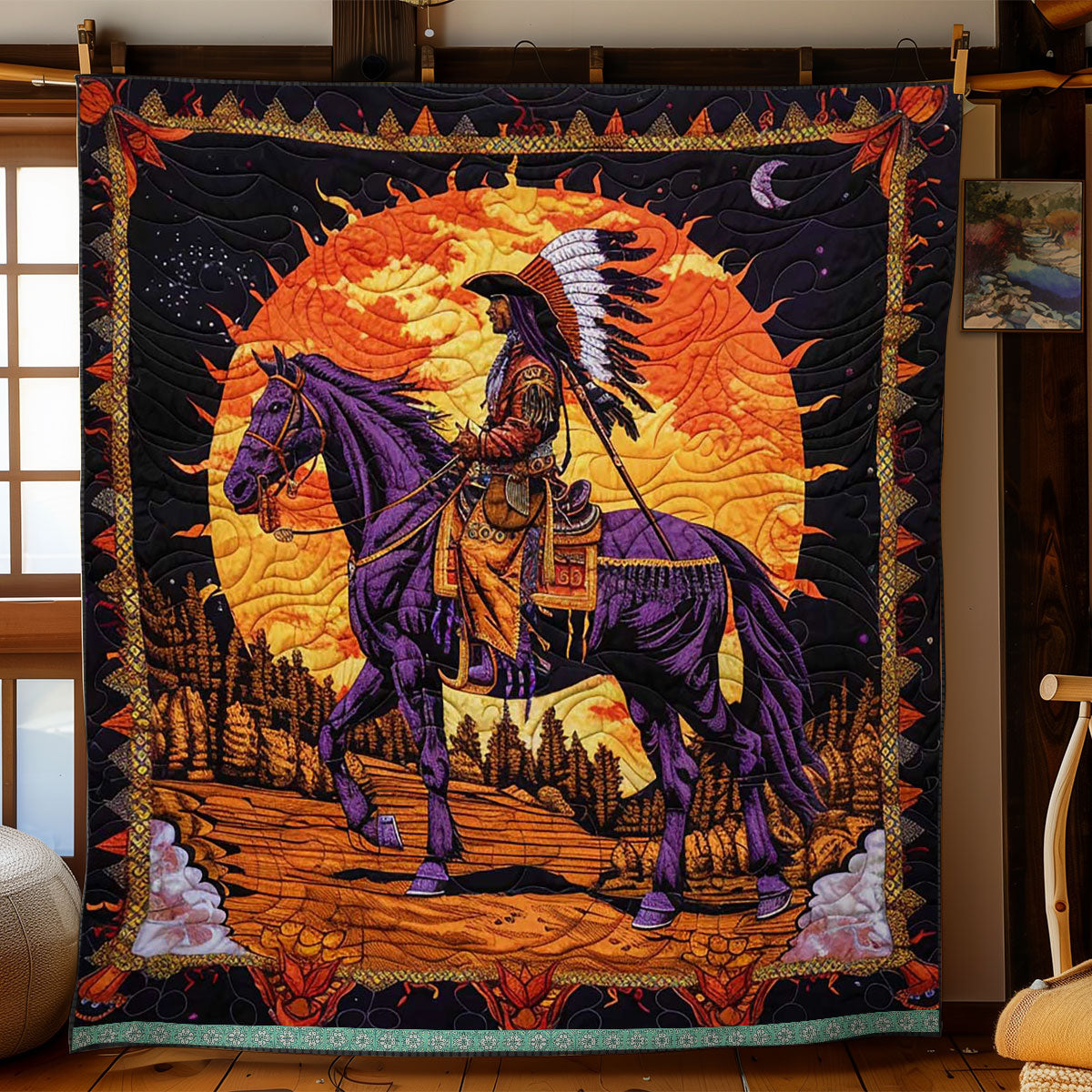 Native American WJ2409012CL Quilt