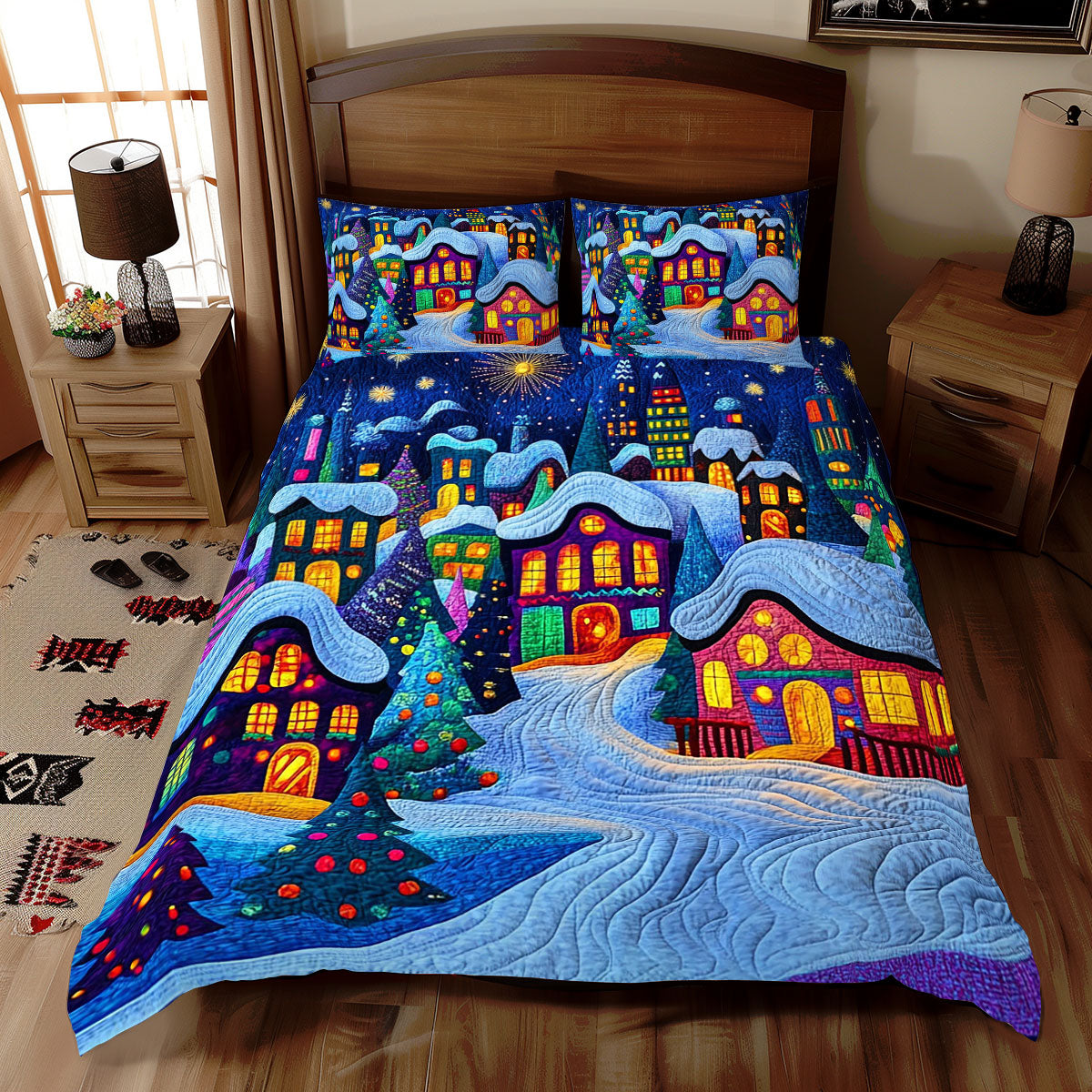 Christmas Village WJ0911027CL Duvet Cover Set