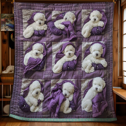 Bichon Frise Cozy Cloud WWN1209067CL Quilt