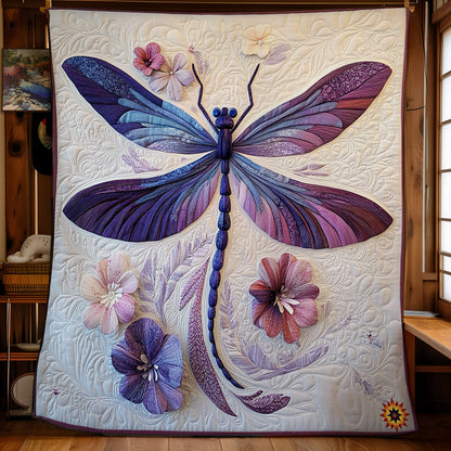Purple Dragonfly WY2511033CL Quilt
