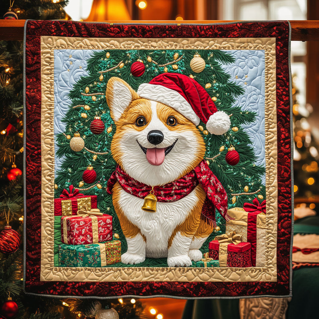 Christmas Corgi CW2310024CL Quilt