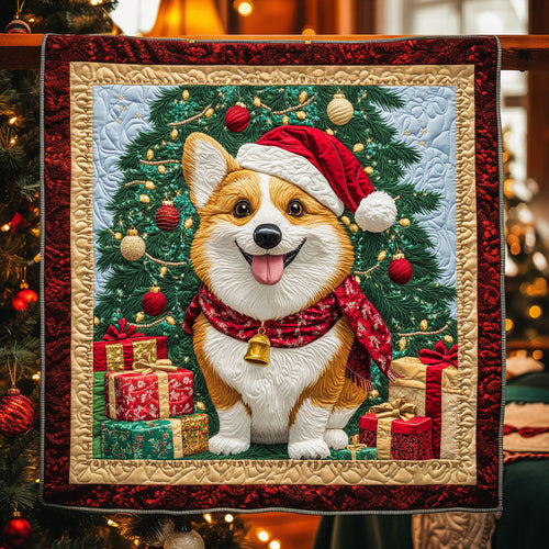 Christmas Corgi CW2310024CL Quilt