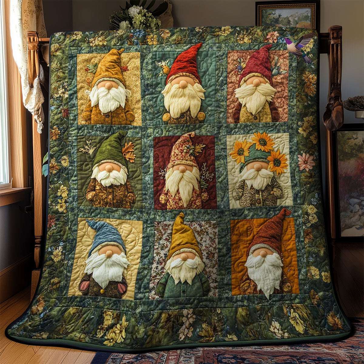 Country Gnome WN1411072CL Quilt