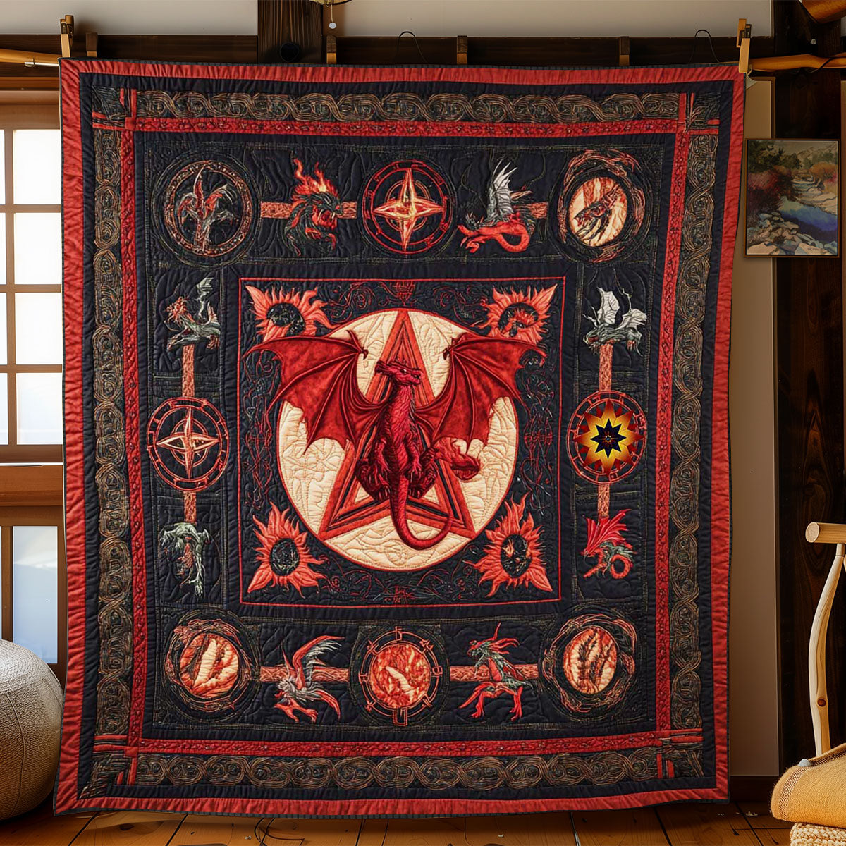 Sacred Dragon Emblem WN1912058CL Quilt