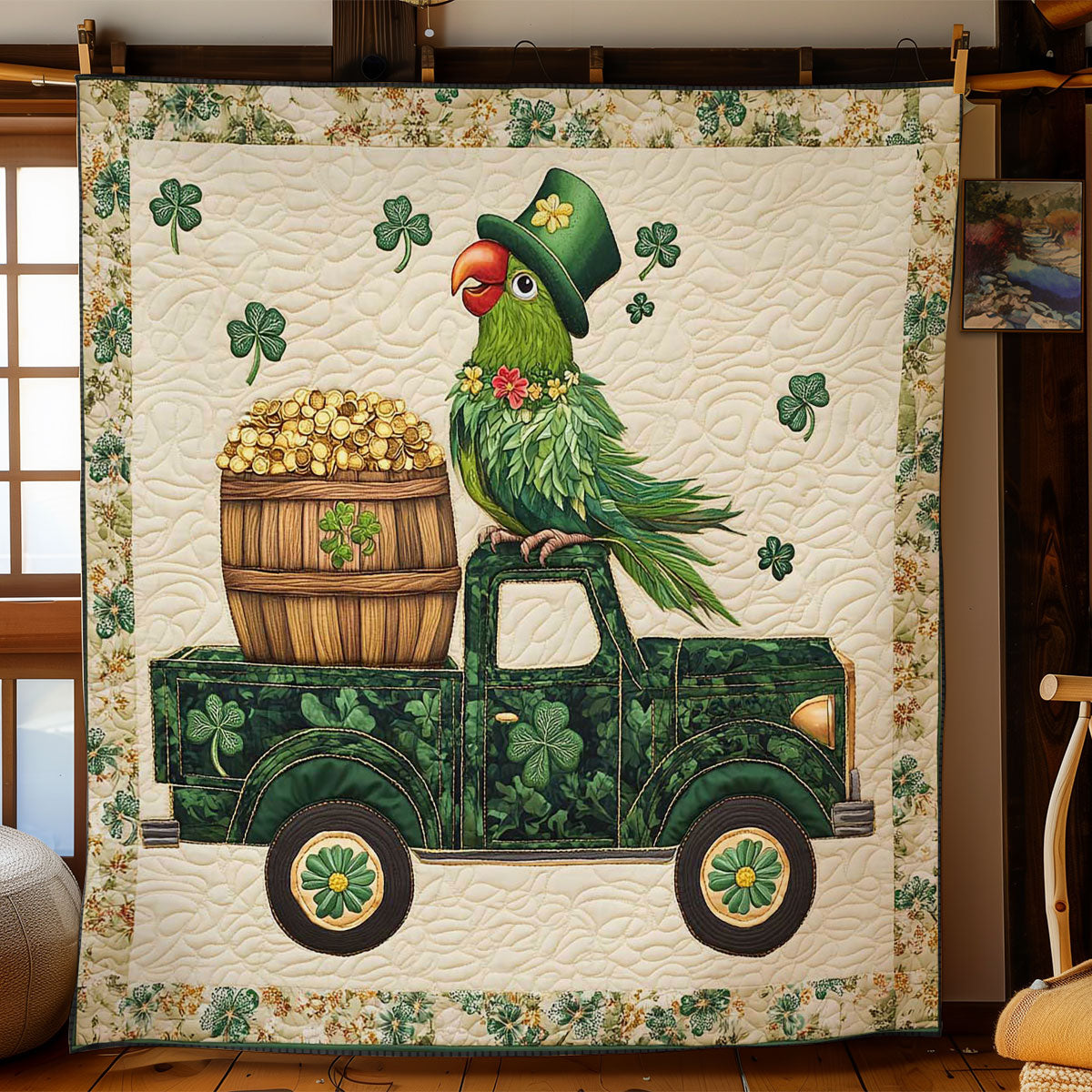 Patrick’s Parrot WN2712006CL Quilt