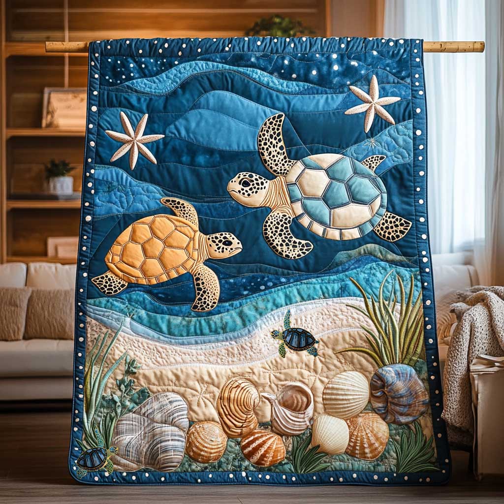 Sea Turtle WJ0110021CL Quilt