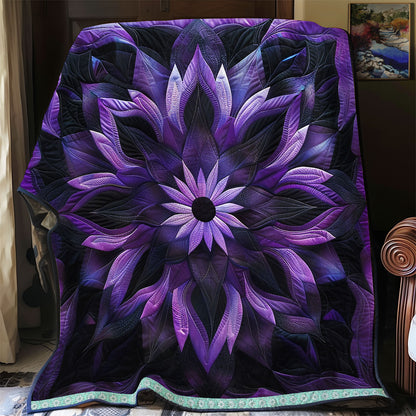 Purple Secret Blossoms WN1309033CL Quilt