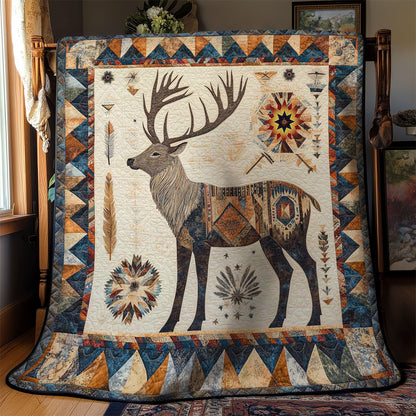Deer Native American WN2311088CL Quilt